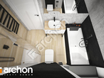 gotowy projekt Dom w lilakach 8 (G) Wizualizacja łazienki (wizualizacja 3 widok 4)