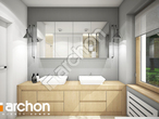 gotowy projekt Dom w modrzewnicy 4 Wizualizacja łazienki (wizualizacja 3 widok 3)