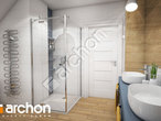 gotowy projekt Dom w malinówkach 4 (T) Wizualizacja łazienki (wizualizacja 3 widok 3)