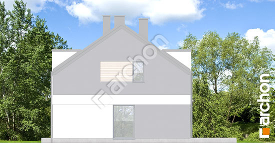 Elewacja boczna projekt dom w bylicach 5 b 95bec302969ebb944763659ba50ff730  266