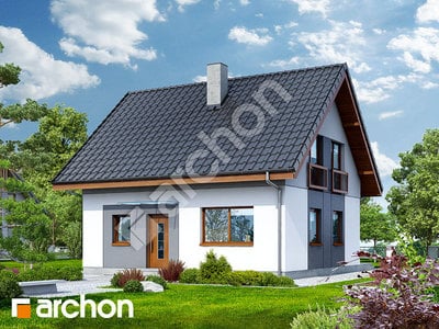"Dom w zielistkach 2 (E) OZE" | Projekt domu z energooszczędnymi rozwiązaniami w standardzie