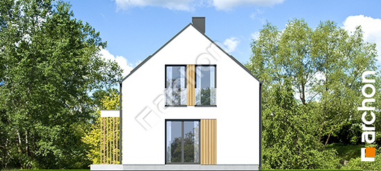 Elewacja ogrodowa projekt dom w ostojach e 053d3a0517679d4840efd248a93007ed  267