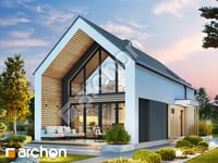 gotowy projekt Dom w ostojach (E) widok 1