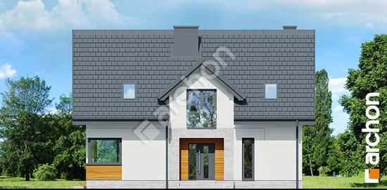 Elewacja frontowa projekt dom w srebrzykach 3 6fd38124f6c290825e53a1cec3d328b9  264