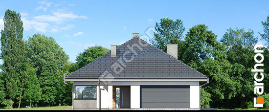 Elewacja frontowa projekt dom w renklodach 2 g2 00132dd624c41a327dbe6c7f708e4488  264