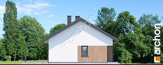 Elewacja boczna projekt dom w modrzewiach 10 e a3adacd1ea9c3e63013c207e41c7bcf2  265