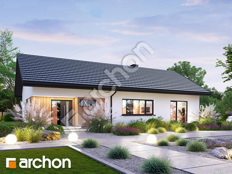 gotowy projekt Dom w modrzewiach 10 (E) 