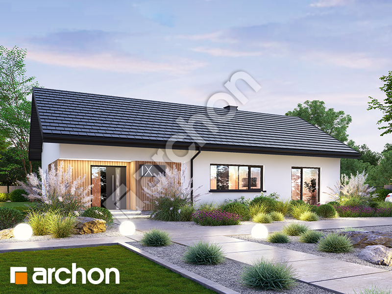 gotowy projekt Dom w modrzewiach 10 (E) 