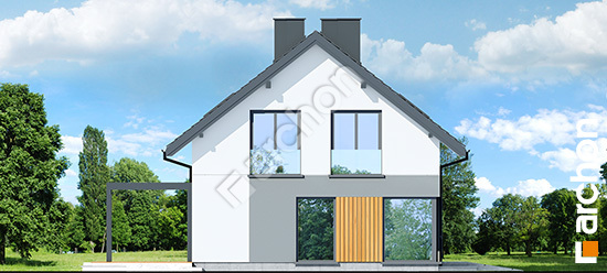 Elewacja boczna projekt dom w wisteriach 18 g 0a1dd6a8fd1f7c41396b62f9a1687de5  266