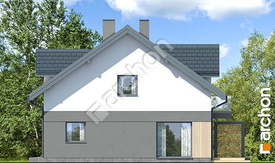 Elewacja boczna projekt dom w klementynkach 2 b 73057f8c1c24dbba1d0e845f0fc3d418  266