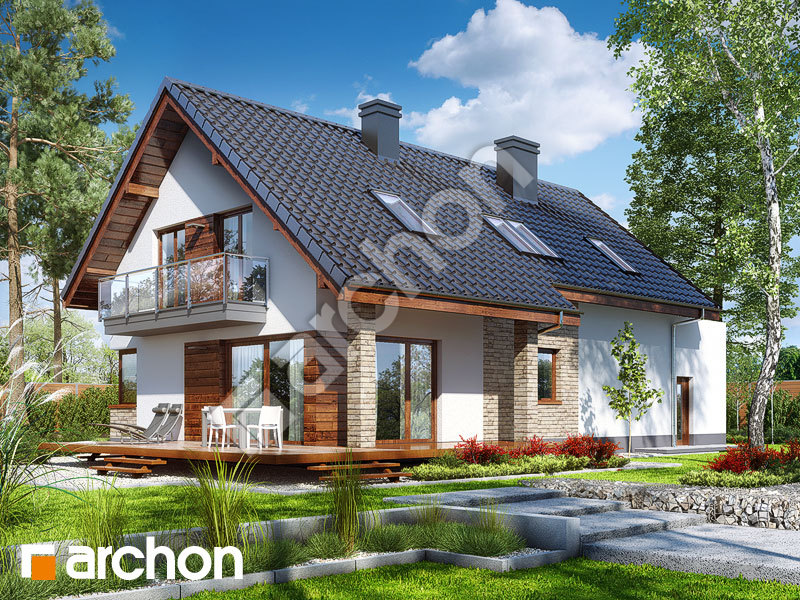 gotowy projekt Dom w idaredach 6 (G2) widok 1