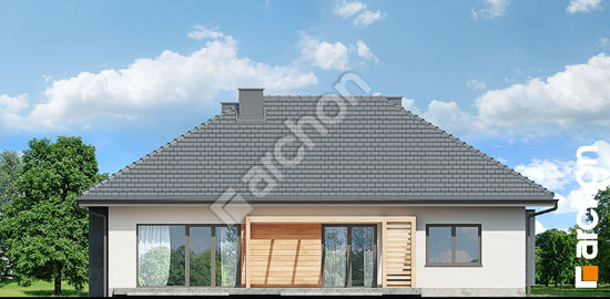 Elewacja ogrodowa projekt dom pod jarzabem 19 23e61e3f0cb7b109e683dc4dc311550b  267