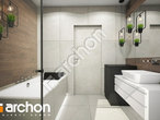 gotowy projekt Dom pod jarząbem 19 Wizualizacja łazienki (wizualizacja 3 widok 2)