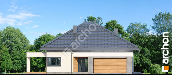 Elewacja frontowa projekt dom w nigellach g2 14259f6e8a9d1b59e19f588e282b4467  264