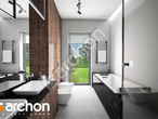 gotowy projekt Dom w nigellach (G2) Wizualizacja łazienki (wizualizacja 3 widok 1)