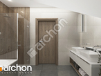 gotowy projekt Dom w topolach (G2) Wizualizacja łazienki (wizualizacja 3 widok 3)