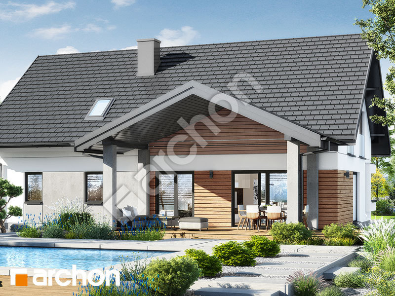 gotowy projekt Dom w goździkowcach 4 (G2) widok 2