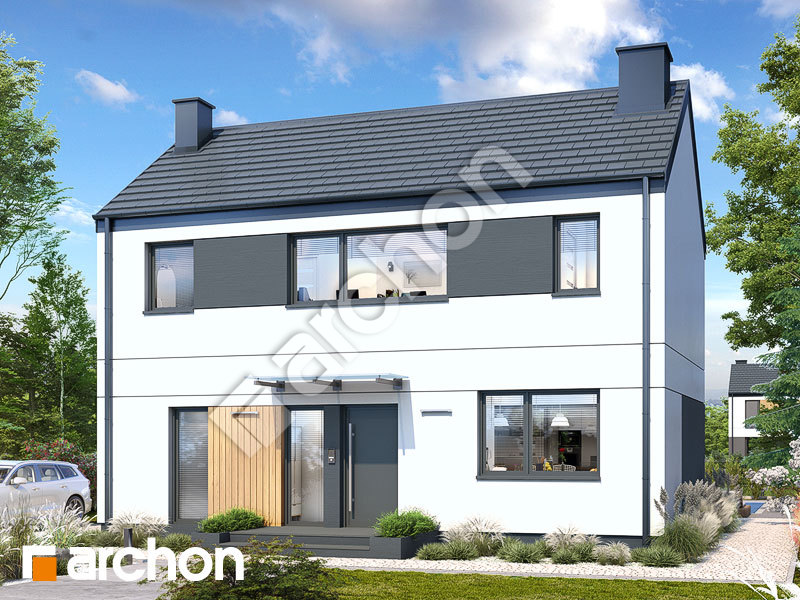 gotowy projekt Dom w irysach 5 widok 1