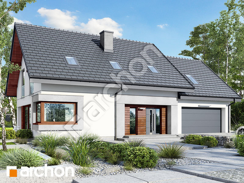 gotowy projekt Dom w szmaragdach 3 (G2) widok 1