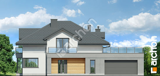Elewacja frontowa projekt dom w sliwach 6 g2 6c1884c9c44747c52cab1d0413caffc0  264