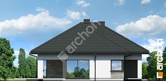 Elewacja boczna projekt dom w przebisniegach 28 0c4466d97855a4817935174440ae4cd8  266