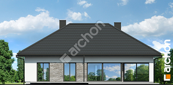 Elewacja ogrodowa projekt dom w przebisniegach 28 3044b297c3ac8b4000c77d0b2ef1c023  267