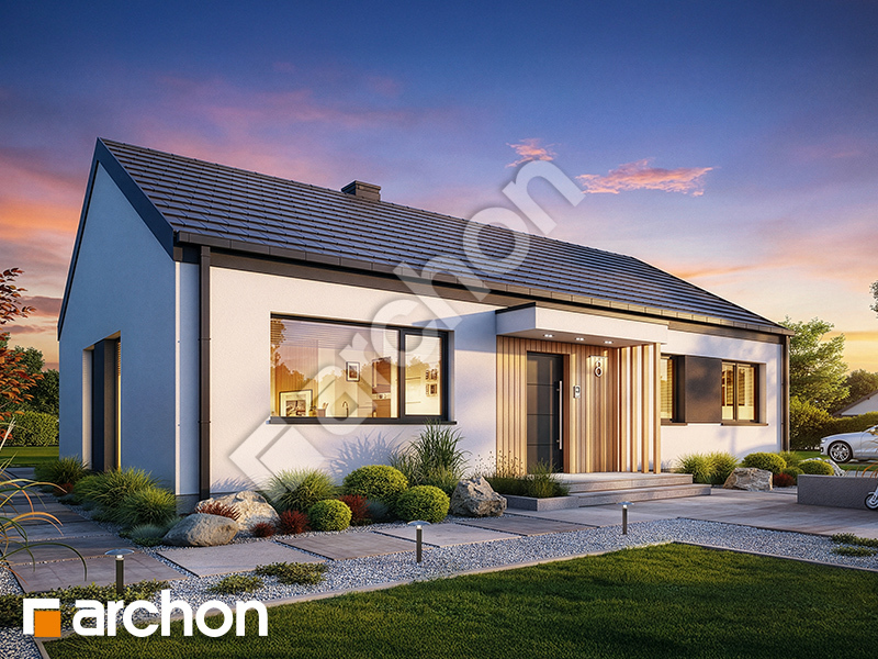 gotowy projekt Dom w kruszczykach 20 (E) OZE 