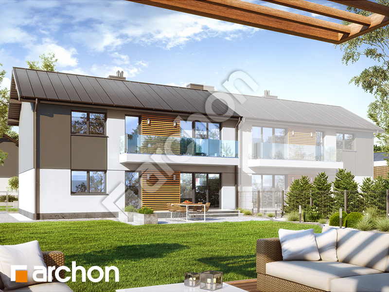 gotowy projekt Dom w tawlinach (R2B) widok 2