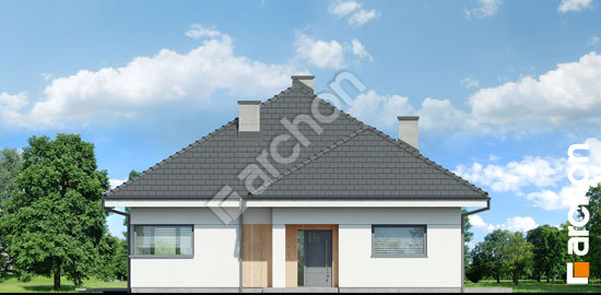 Elewacja frontowa projekt dom w renklodach 4 b0579df34050f5c5f8e604c28f692761  264