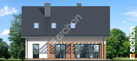 Elewacja ogrodowa projekt dom w balsamowcach 15 ga 3733fd7e95032f4a0330ecc1f0f4571a  267