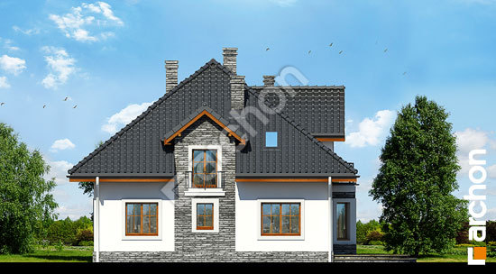 Elewacja ogrodowa projekt dom w tymianku 9 112188fd8fec704923f5827bca308dbb  267