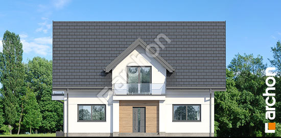 Elewacja frontowa projekt dom w lucernie 14 e b21aadf5b40ff916ff933f1d1fe7001e  264