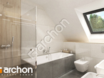 gotowy projekt Dom w malinówkach 9 (G2) Wizualizacja łazienki (wizualizacja 3 widok 2)