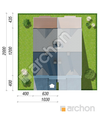 gotowy projekt Dom w riveach 28 (GB) sytuacja