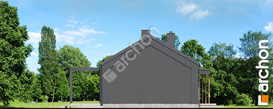 Elewacja boczna projekt dom w rarytasach 6 e c2faf423379f59692ecda78f5002ffef  266