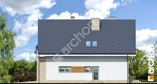 Elewacja boczna projekt dom w tymianku 5 t a8319b392f167a5265d239a096926667  265