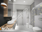 gotowy projekt Dom w lilakach 2 (G2) Wizualizacja łazienki (wizualizacja 3 widok 2)