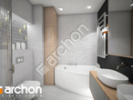 gotowy projekt Dom w lilakach 2 (G2) Wizualizacja łazienki (wizualizacja 3 widok 3)