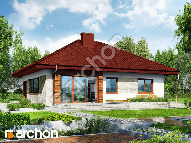 gotowy projekt Dom w lilakach 2 (G2) widok 1