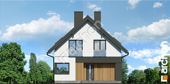 Elewacja frontowa projekt dom w malinowkach 55 ddc98f34f8a0749af7829a55c487cca2  264