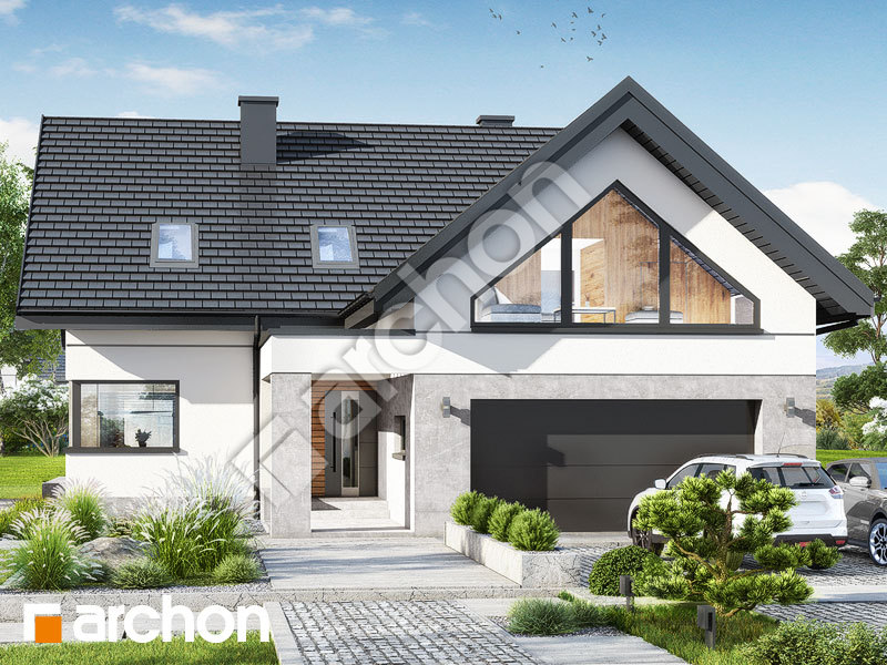gotowy projekt Dom w jaskierkach 5 (G2) widok 1