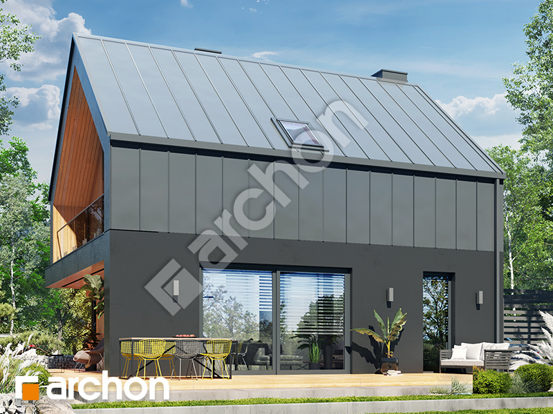 gotowy projekt Dom w malinówkach 24 widok 2