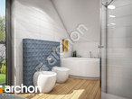 gotowy projekt Dom w malinówkach 4 (E) OZE Wizualizacja łazienki (wizualizacja 3 widok 1)