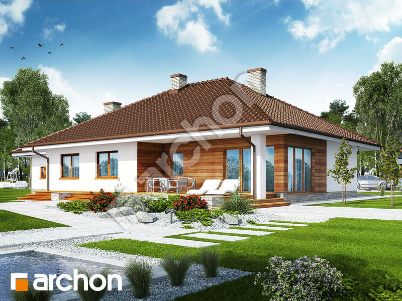 gotowy projekt Dom w alwach 2 (G2) widok 1