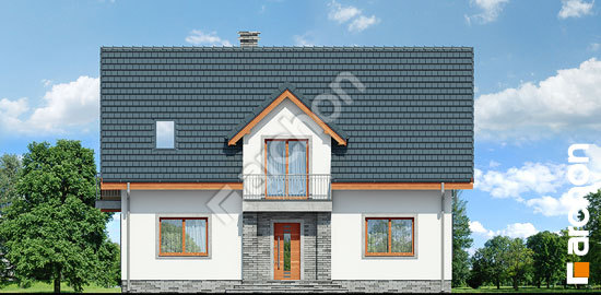 Elewacja frontowa projekt dom w lucernie 7 2729868b8418613b9418ea028f351c96  264