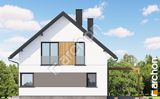 Elewacja boczna projekt dom w knieciach e 282f168cf5e78d8eee473a1621e4ebbf  265