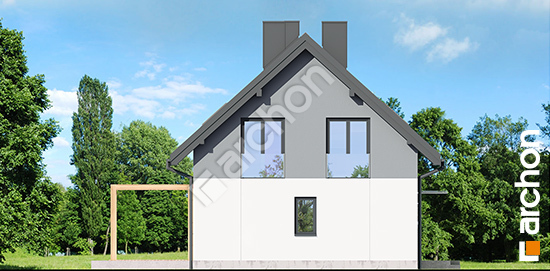 Elewacja boczna projekt dom w zielistkach 35 b844f123d67db6305873aad09b2db596  266