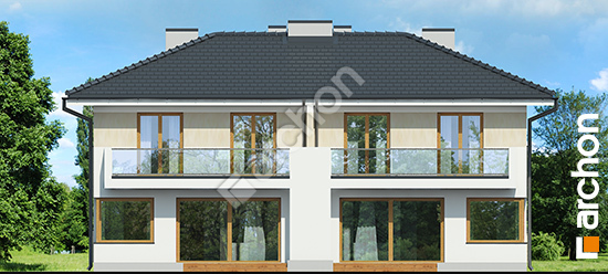 Elewacja ogrodowa projekt willa julia 3 ver 3 cbbe3344e885ece6fd67f53db0d1aff4  267