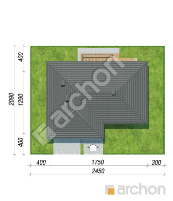 gotowy projekt Dom w barbulach (G2) sytuacja