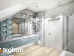 gotowy projekt Dom w malinówkach (G2A) Wizualizacja łazienki (wizualizacja 3 widok 2)